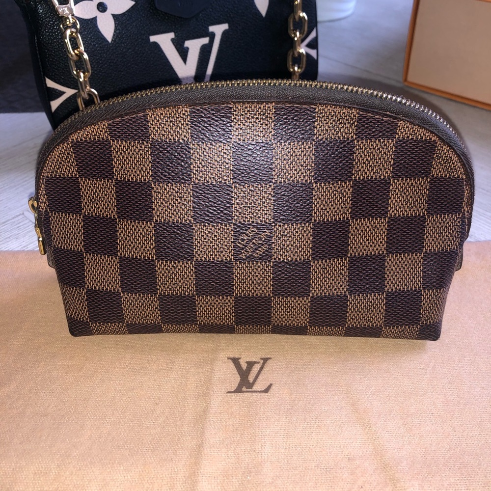 SOLD Authentic LV Damier Ebene Cosmetic Pouch
